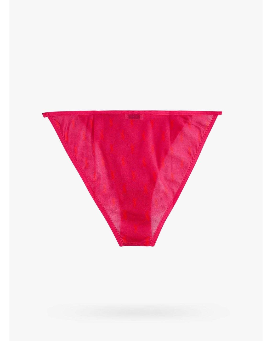 Saint Laurent Pink Monogram Sheer Panties