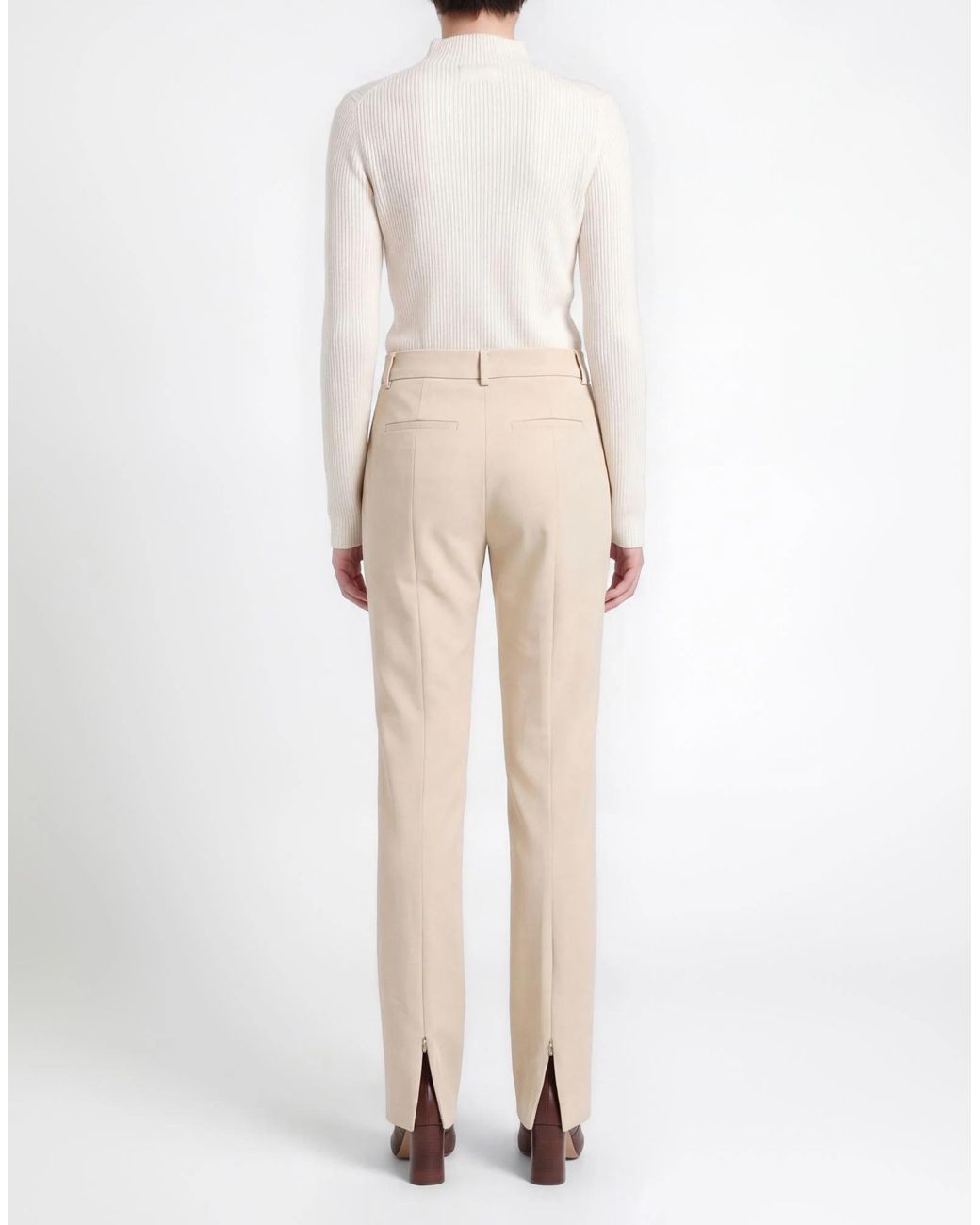 Sportmax Natural Casual Trousers