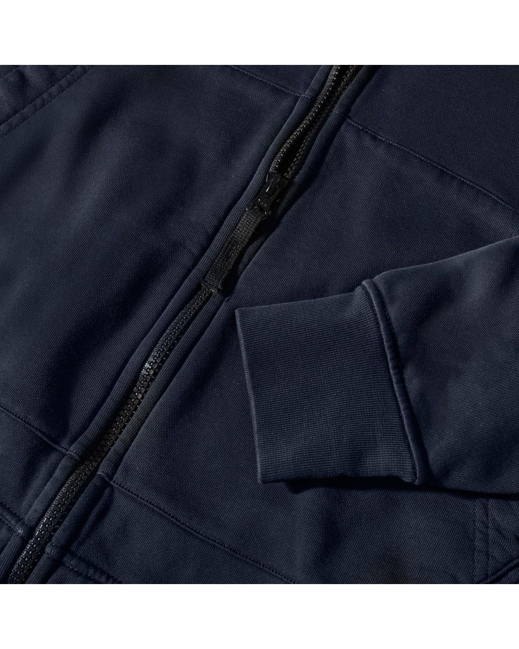 Stone Island Blue Zip-Up Hoodie for men