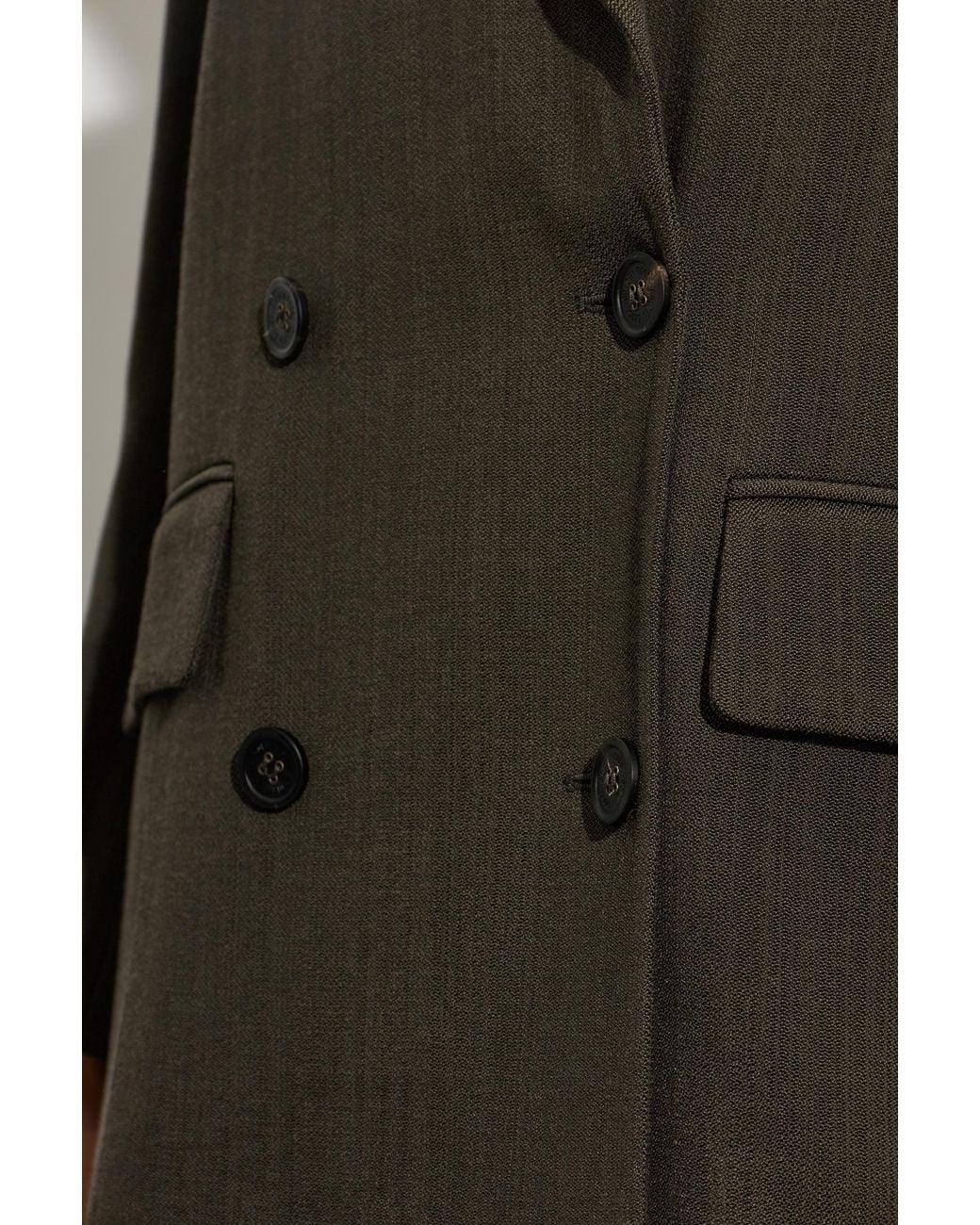 Golden Goose Deluxe Brand Green Double Breasted Blazer