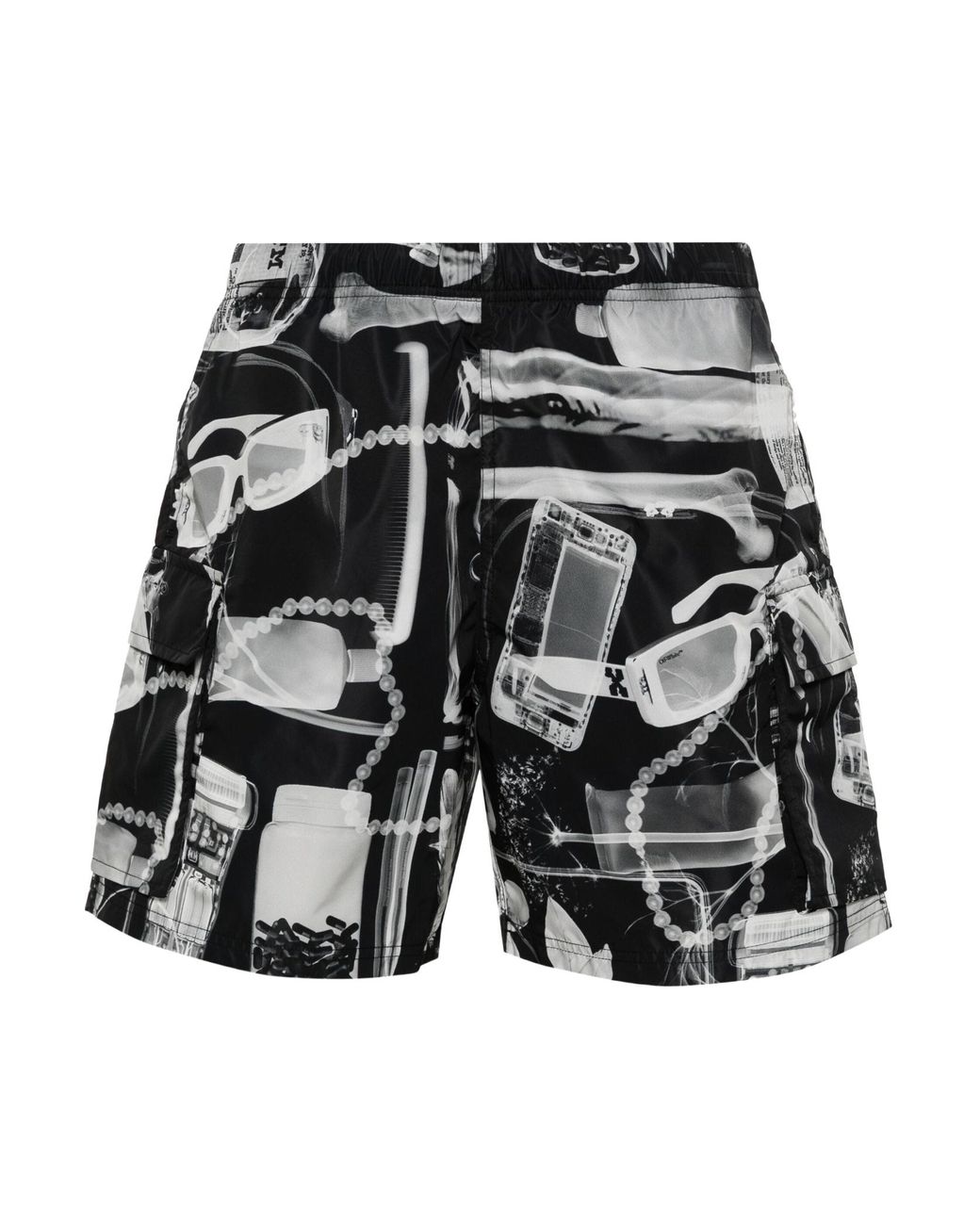 Off-White c/o Virgil Abloh Black Beachwear for men