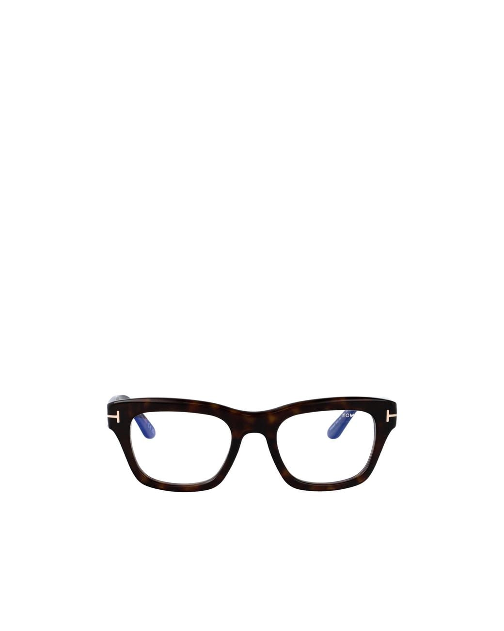 Tom Ford White Eyewear Rectangle Frame Glasses for men