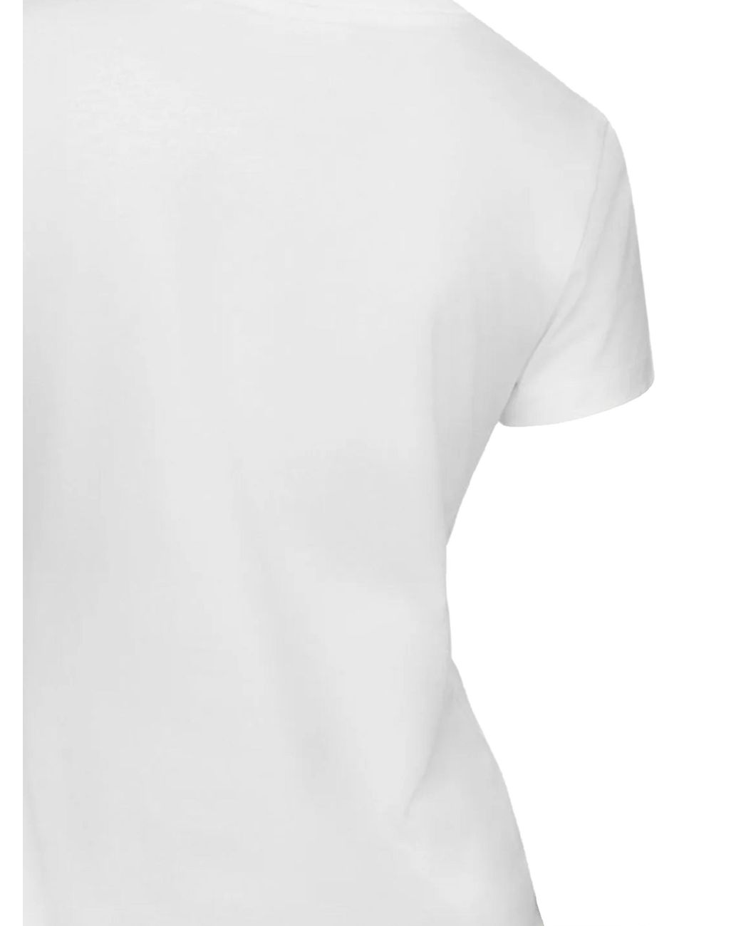 Ganni White Tiger Graphic Baby Fit T-Shirt