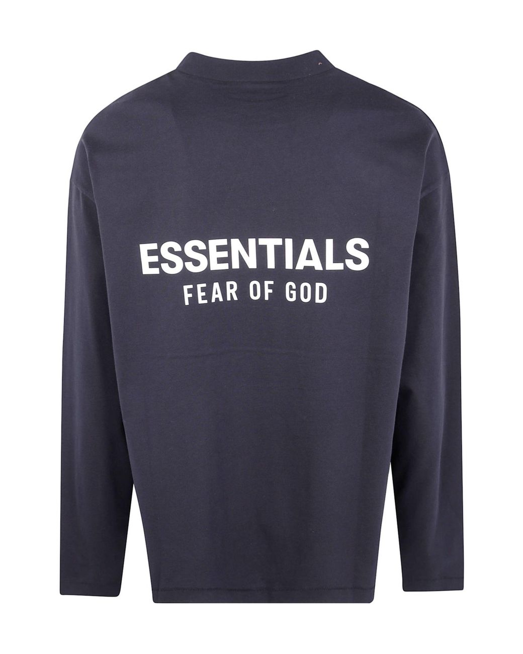 Fear Of God Blue Round-Neck Long-Sleeve Shirt for men
