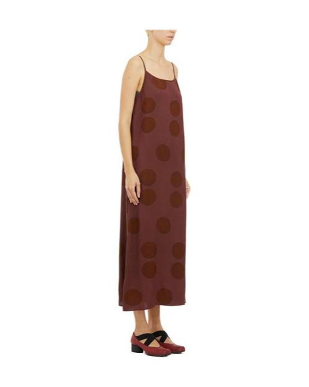 Uma Wang Brown Sleeveless Dress