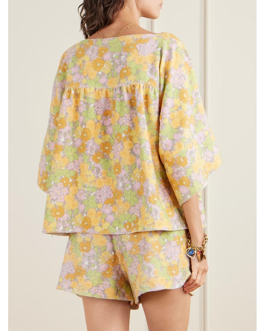 Chloé Natural Floral Top
