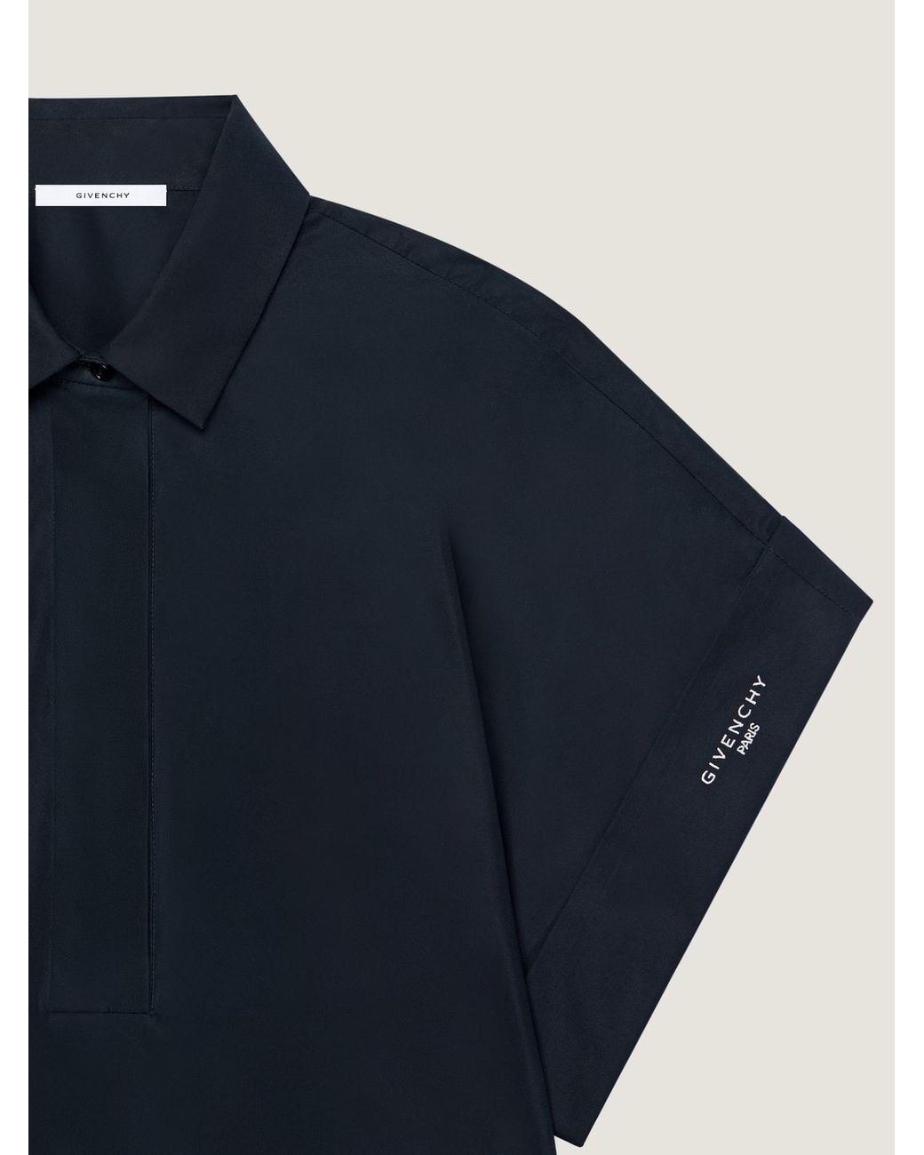 Givenchy Blue Mini Shirt Dress