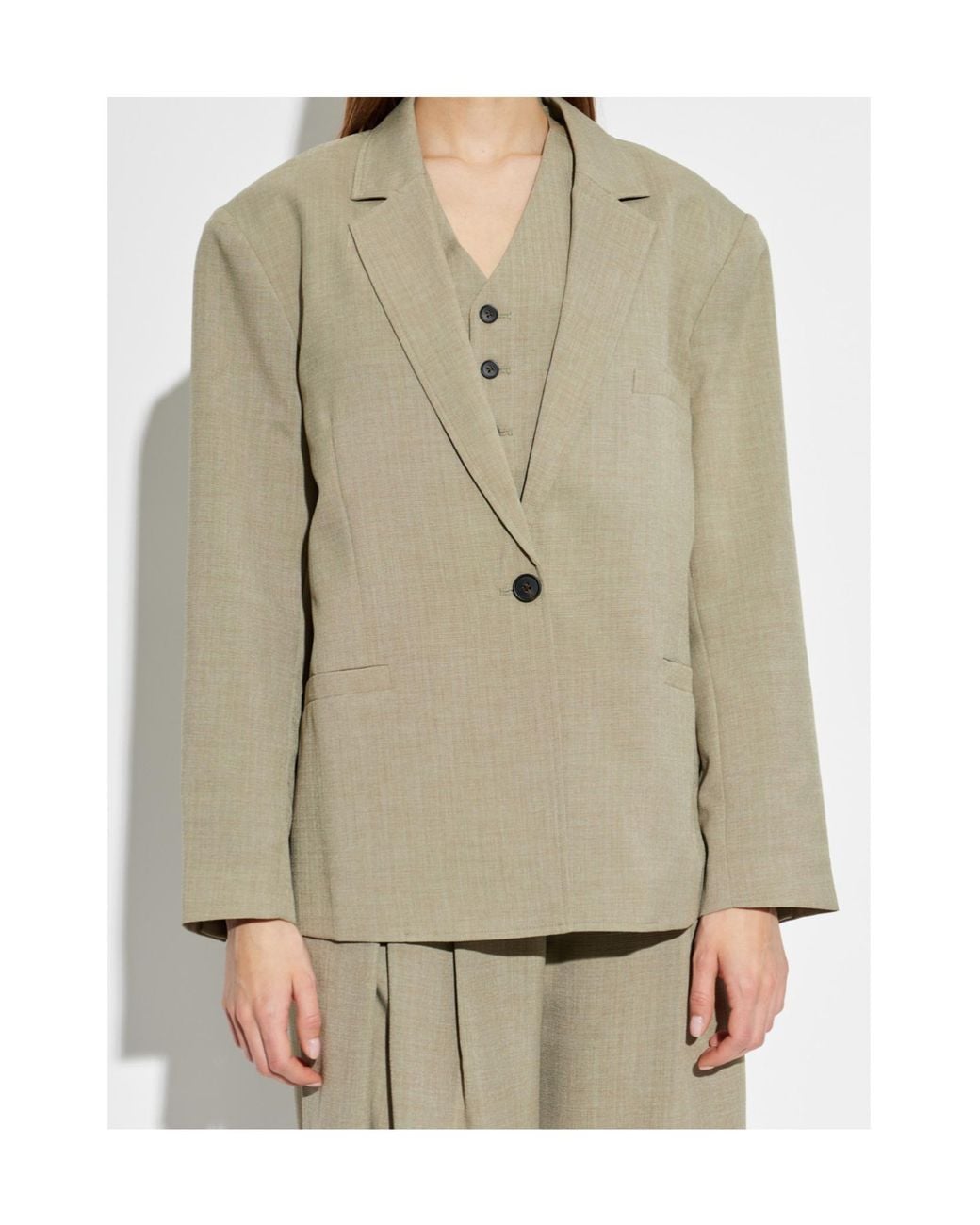 IRO Natural Long-Sleeved Suit Jacket