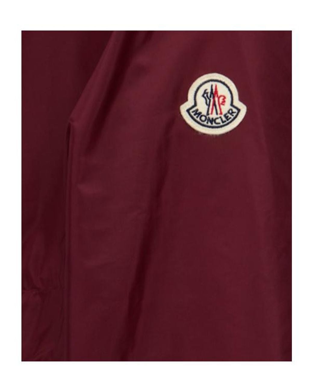 Moncler Purple Nidge Nylon Hooded Casual Jacket for men