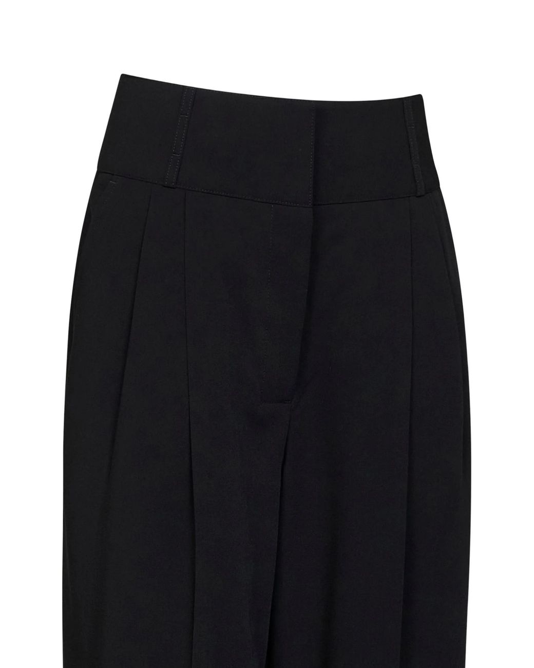 Totême  Black Totême Balloon High-Waist Pants