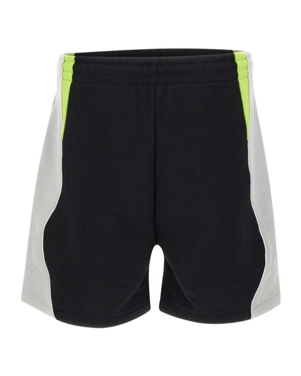Casablanca Blue Color-Block Drawstring Shorts for men