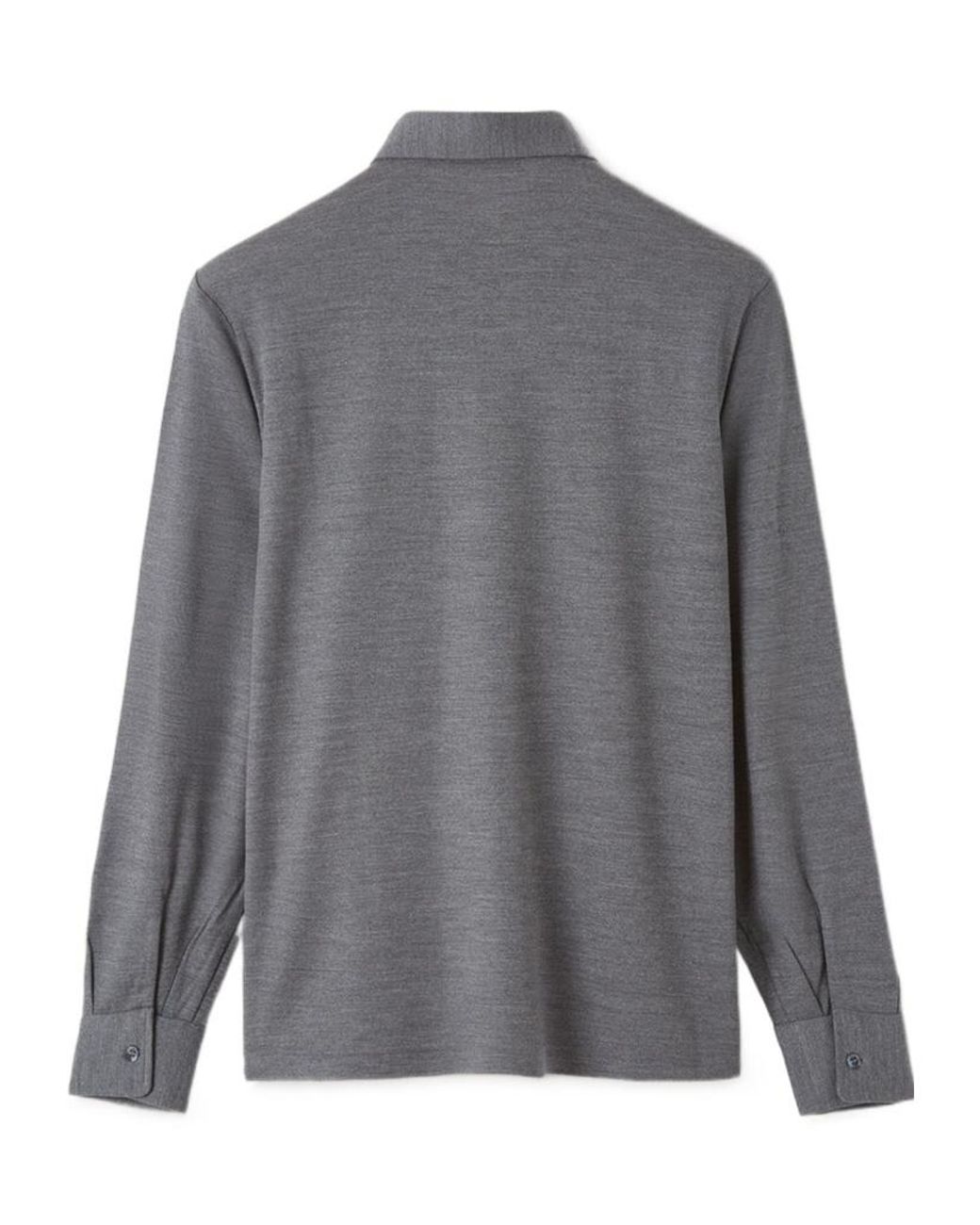 Loro Piana Gray Colmegna Polo Shirt for men