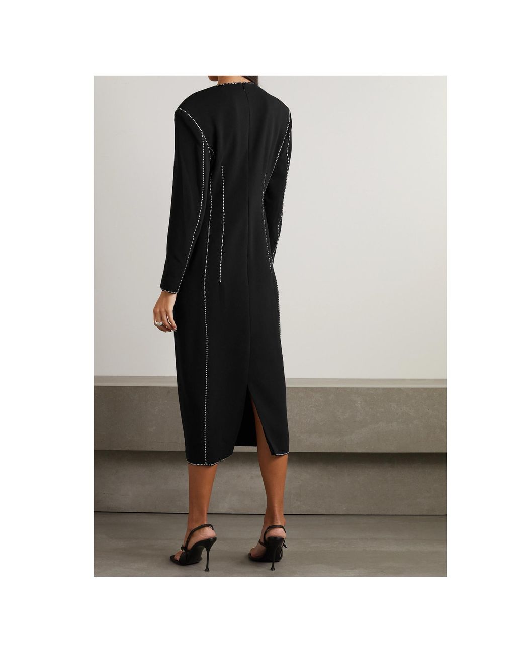 Dries Van Noten Black Long Sleeve Dress