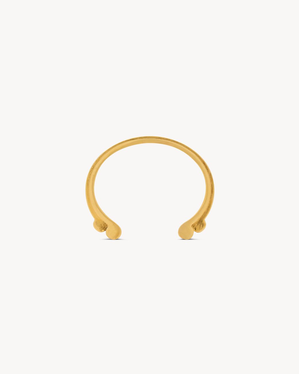 Saint Laurent Metallic Open-Style Bracelet