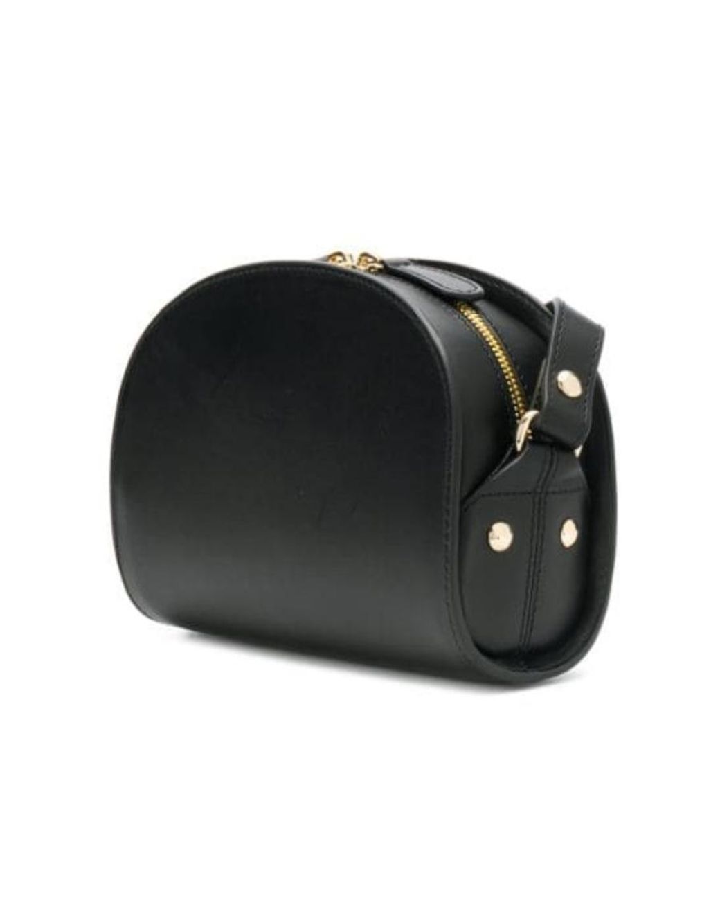A.P.C. Black Demi Lune Mini Crossbody Bag