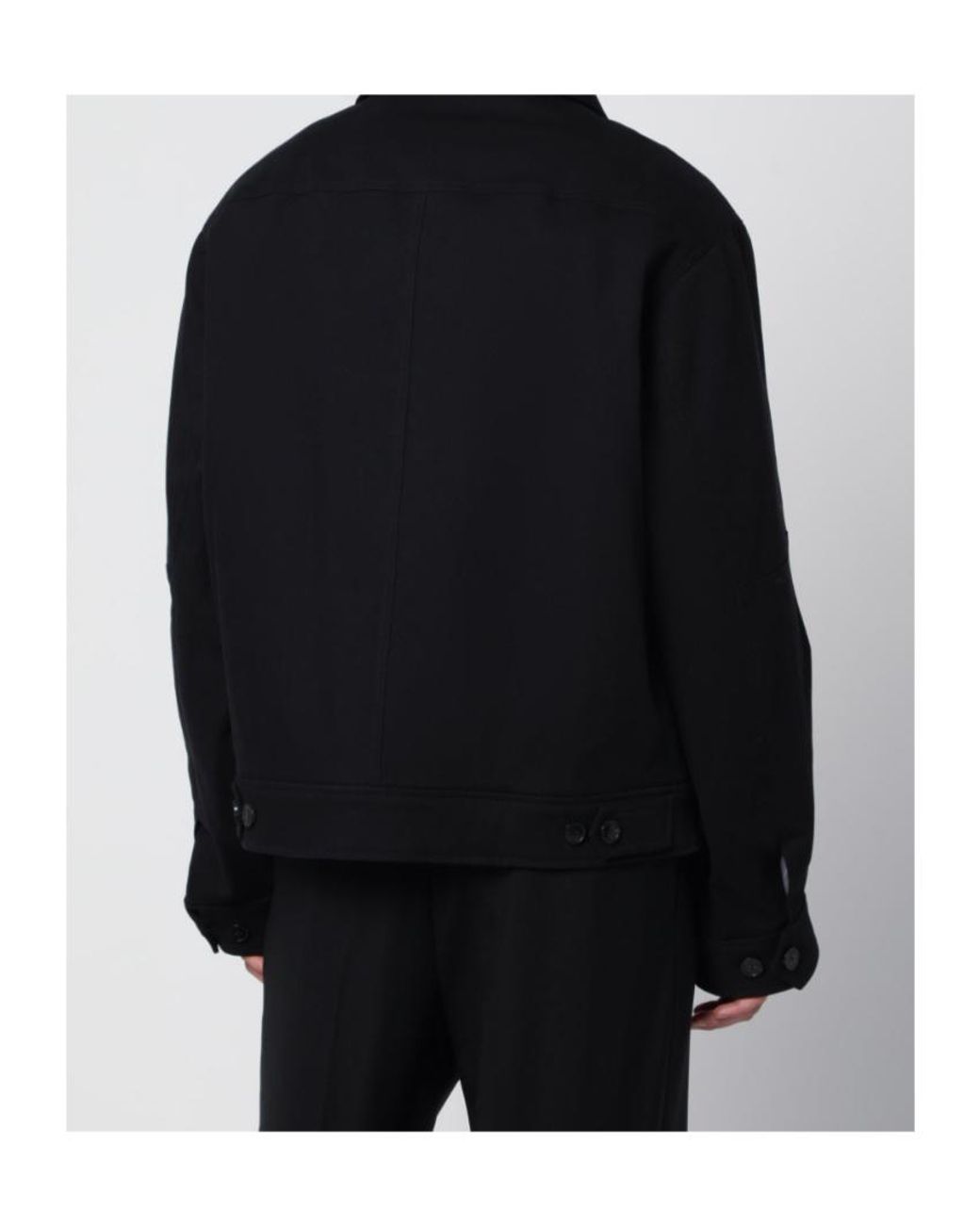 Dries Van Noten Black Cotton Jacket for men