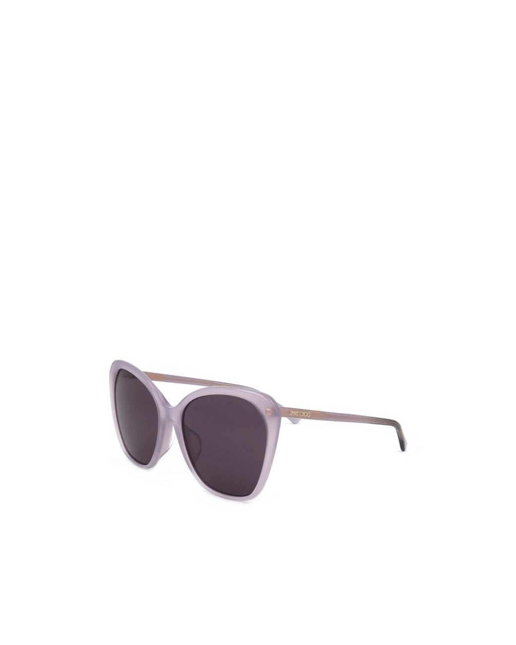 Jimmy Choo Purple Eyewear Ele Cat-Eye Frame Sunglasses