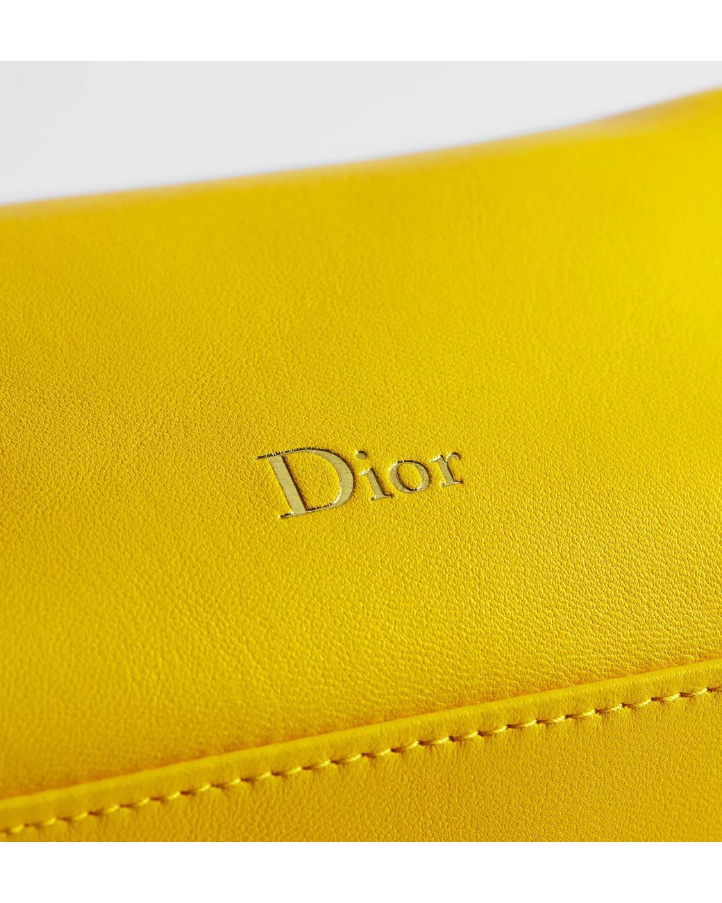 Dior Yellow Bow Pouch