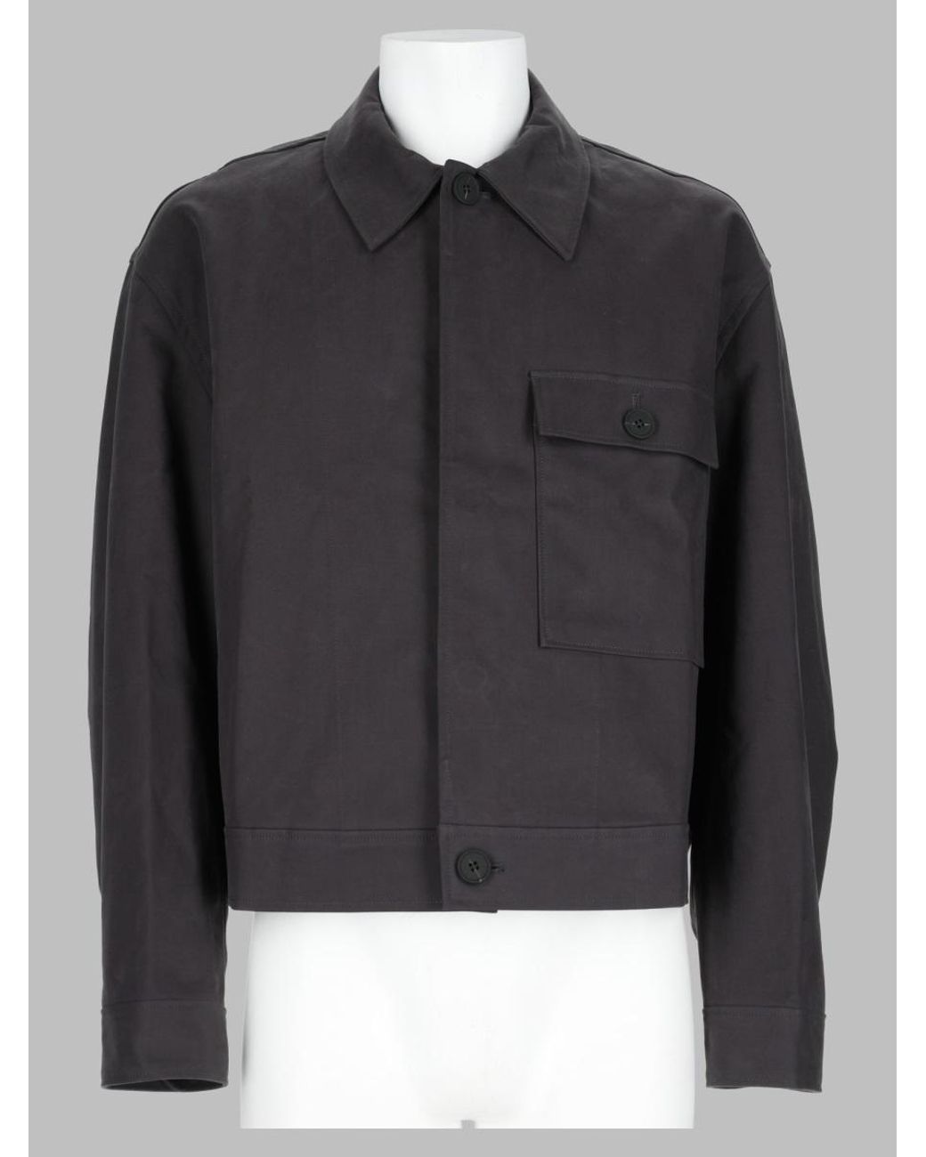 Studio Nicholson Gray Drey Button-Up Jacket for men