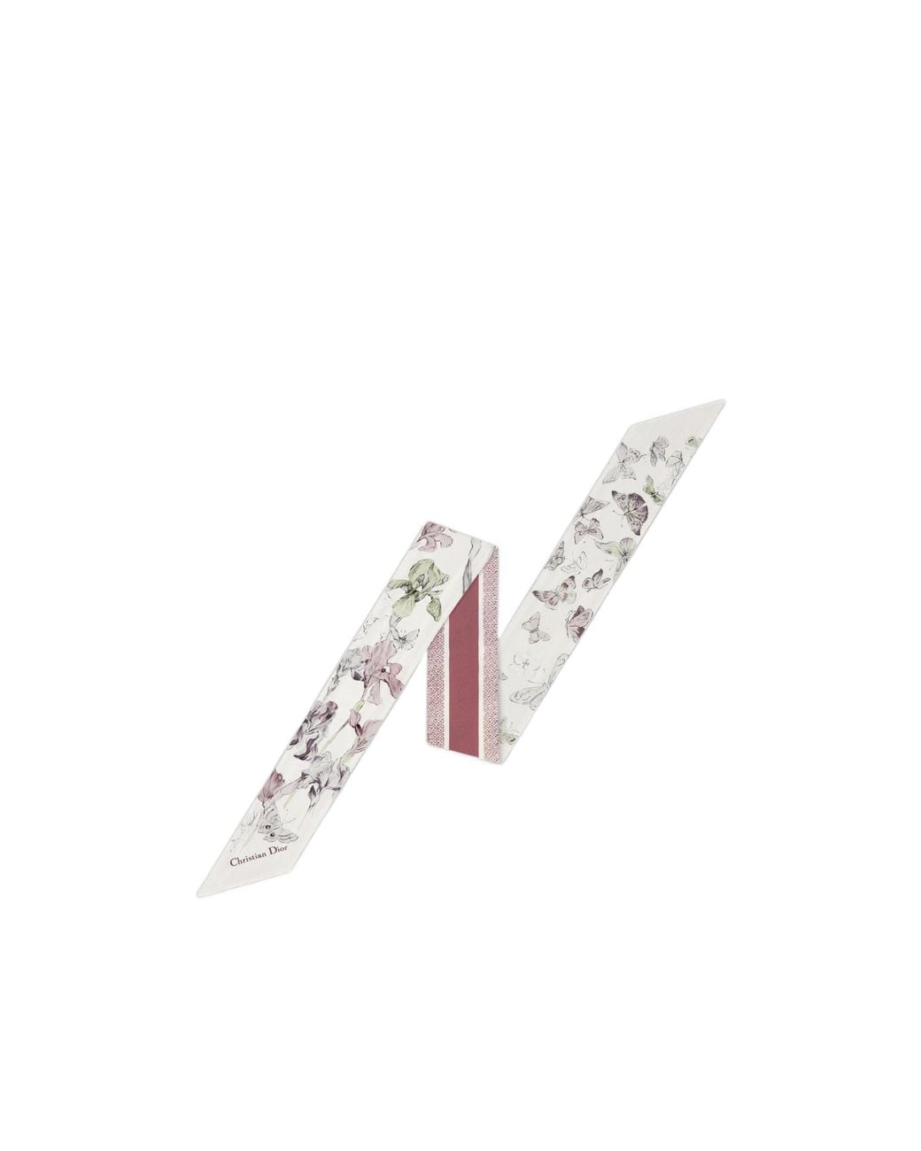 Dior White Butterfliesiris Mitzah Scarf