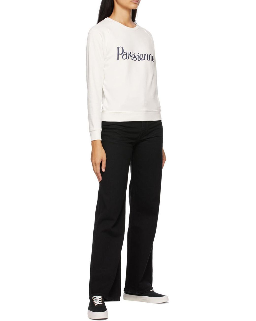 Maison Kitsuné White Logo Sweater