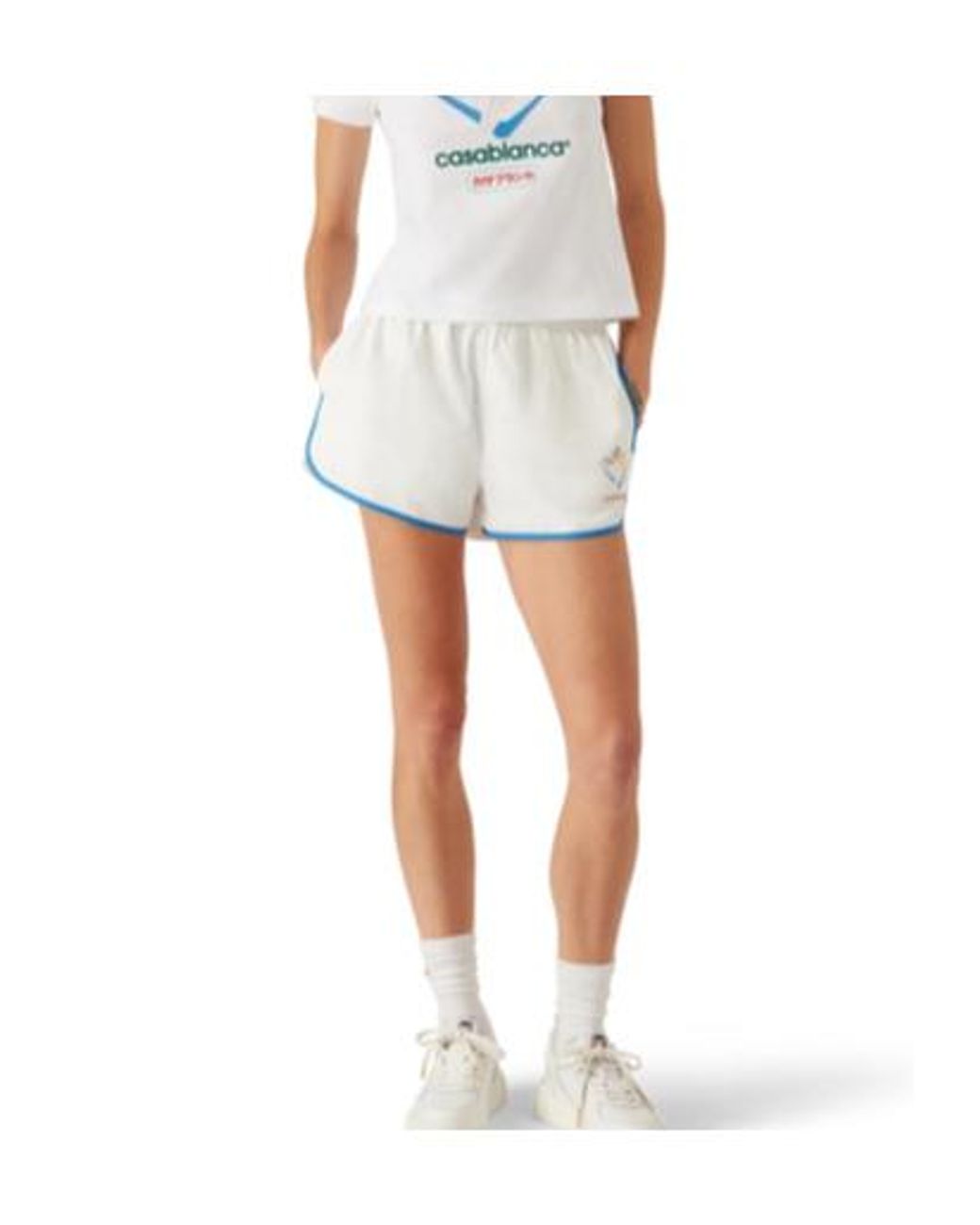 Casablanca Natural Casa Sportif Windbreaker Shorts