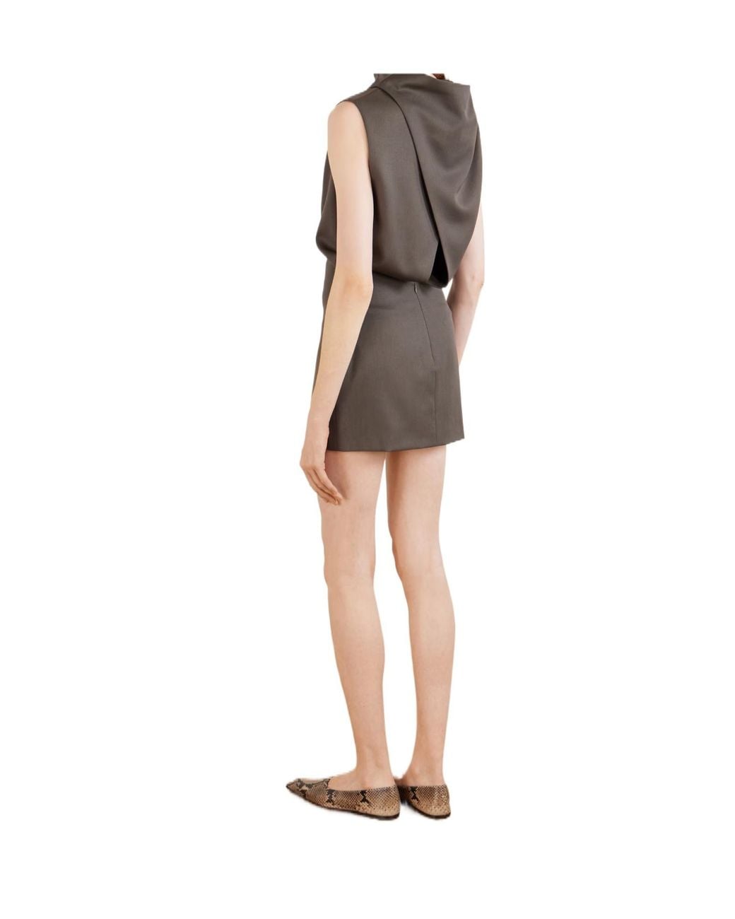Khaite Brown Astor Dress