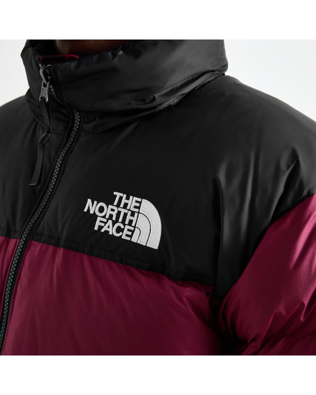 The North Face Red Short Cropped Down Jacket for men