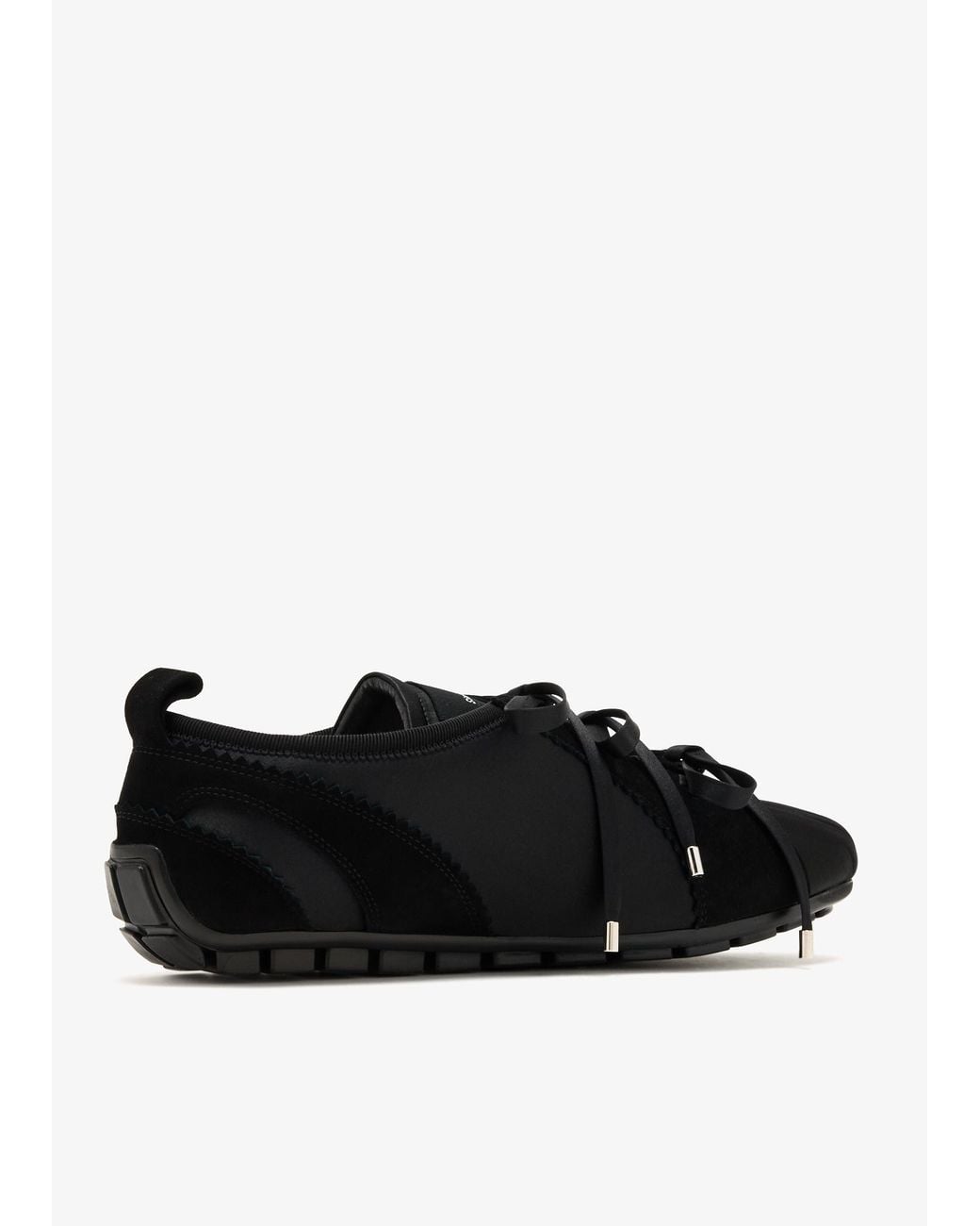 Simone Rocha Black Ballerina Grip Low-Top Sneakers