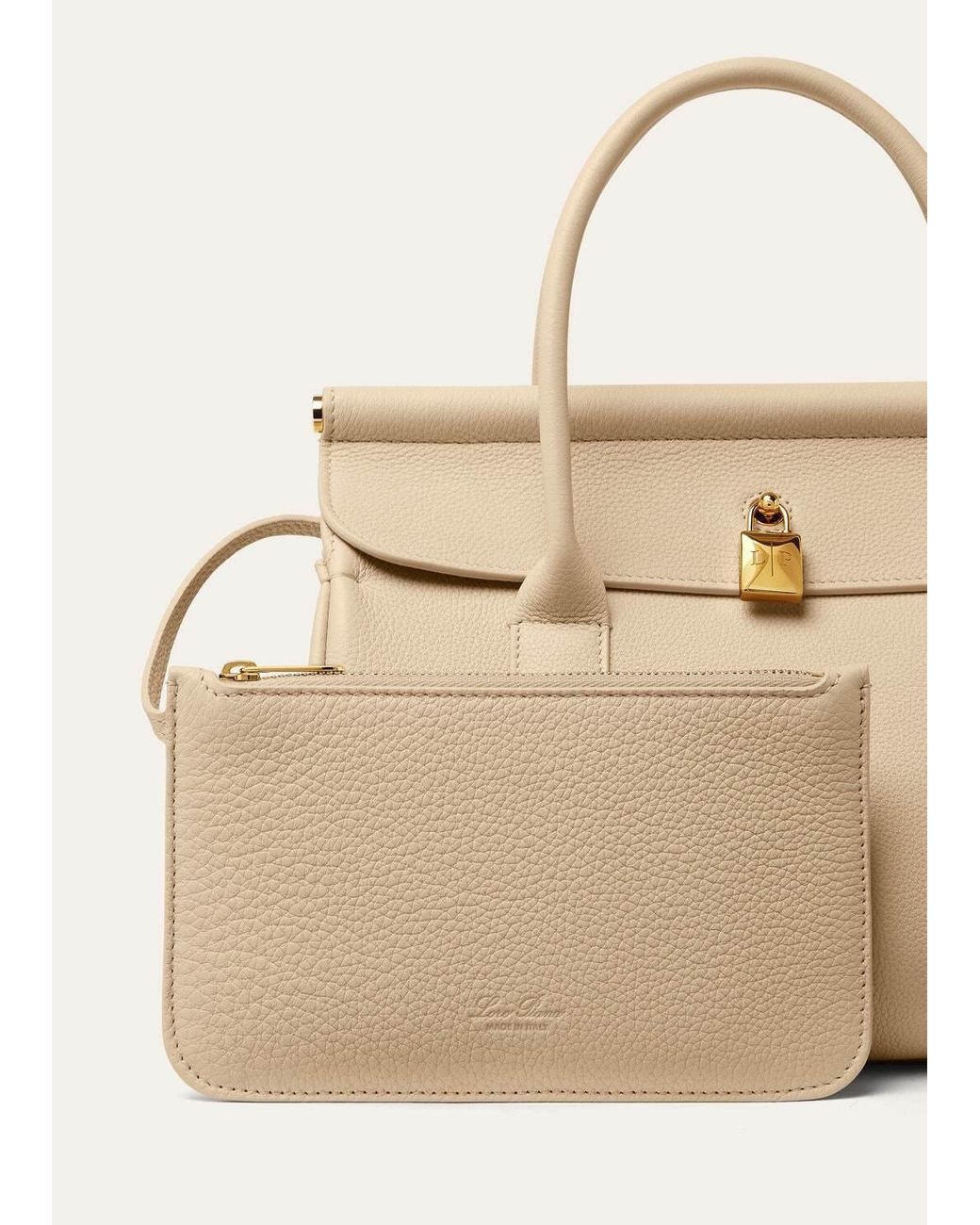 Loro Piana Natural Loom Bag L25 Handbag