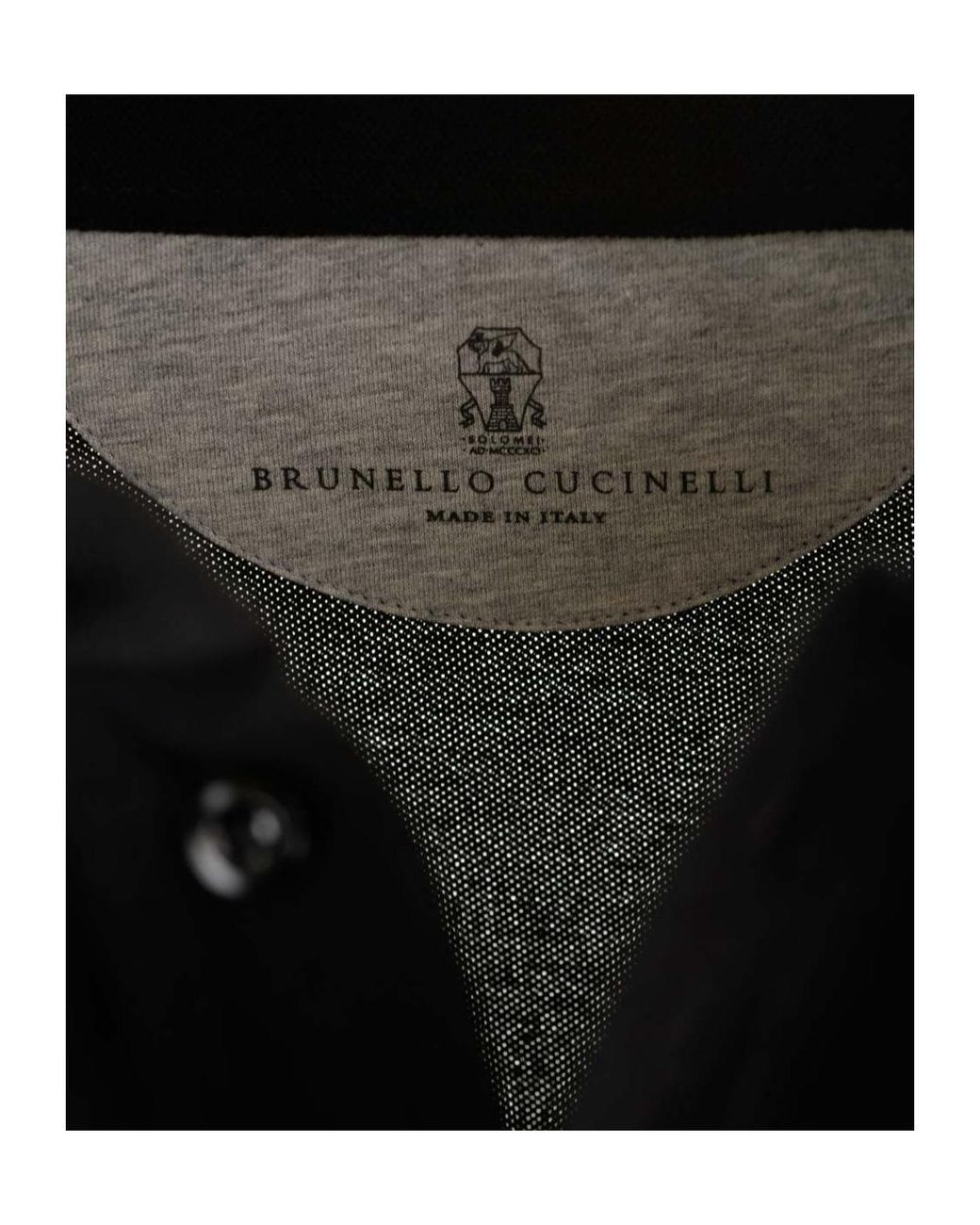 Brunello Cucinelli Blue Long Sleeved Buttoned Polo Shirt for men