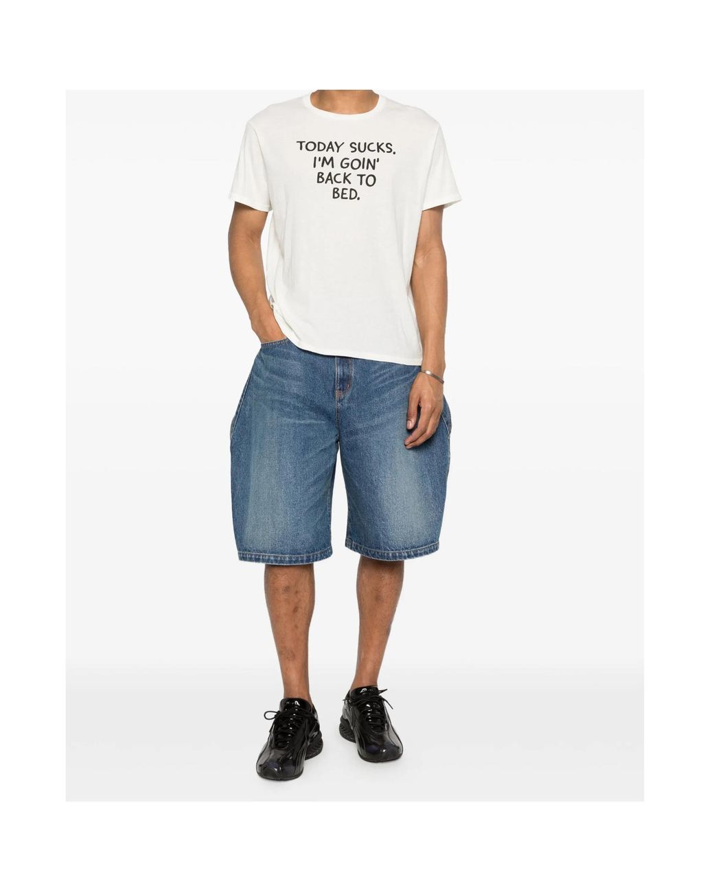 R13 White Today Sucks Boy T