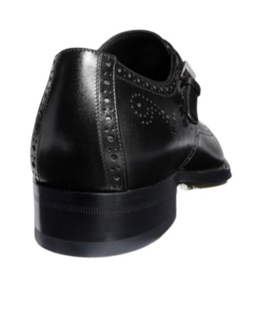 Gucci Black Monk Strap Shoe for men