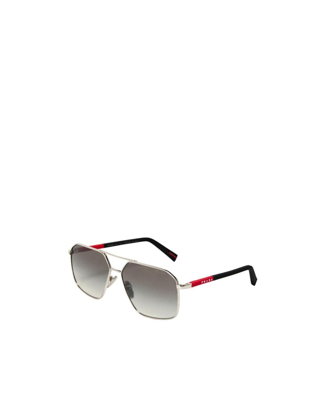 Prada Metallic Aviator Sunglasses for men