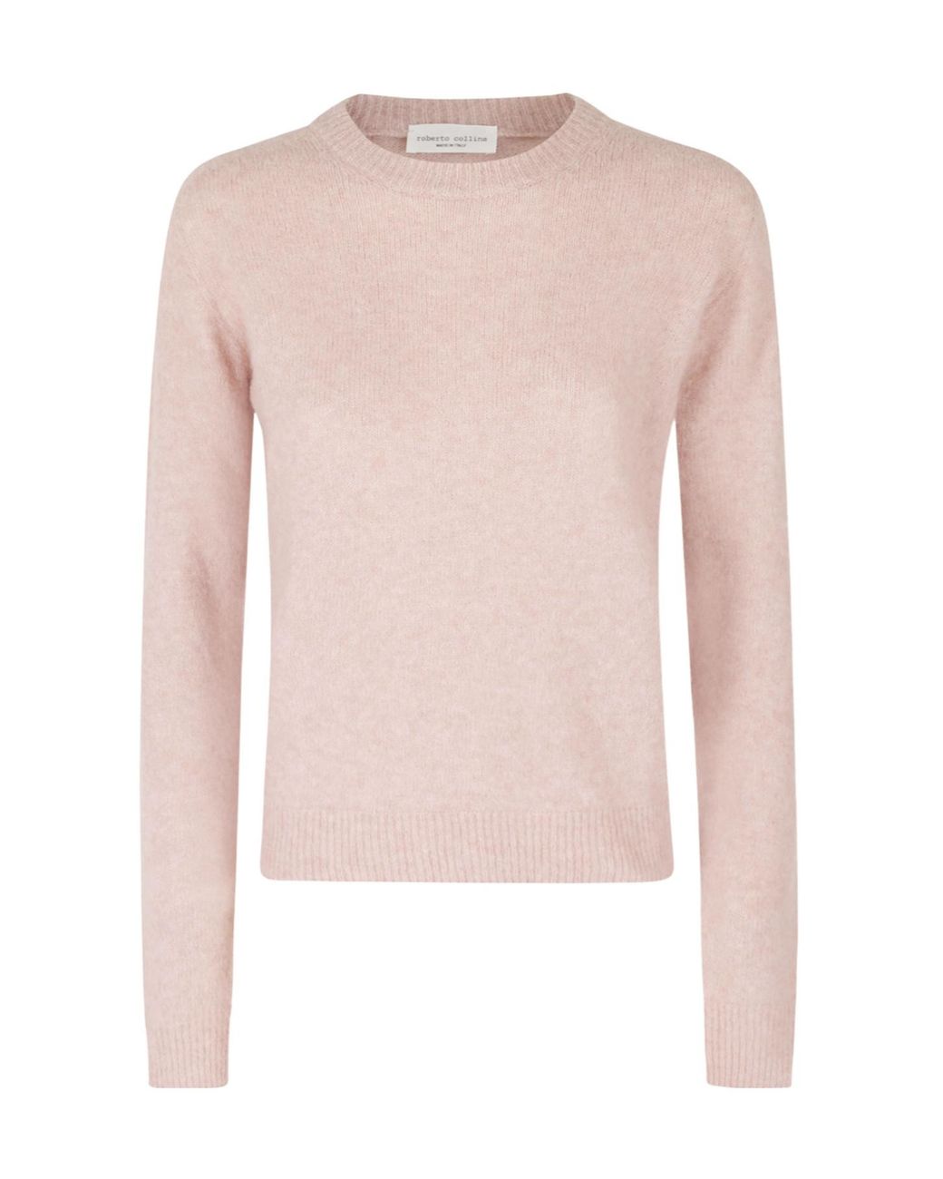 Roberto Collina Pink Crew-Neck Sweater