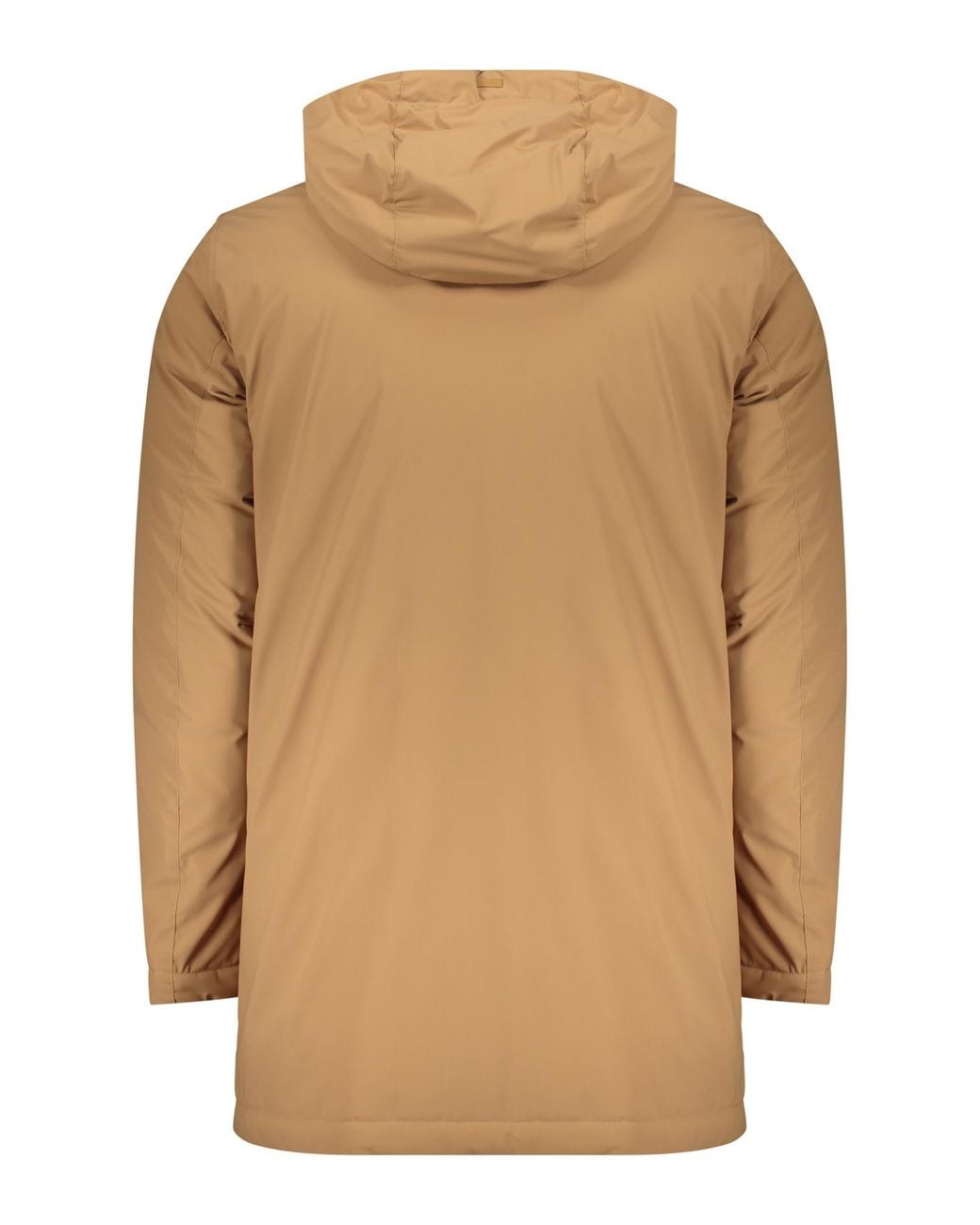 Herno Natural Hooded Zip-Up Down Jacket for men