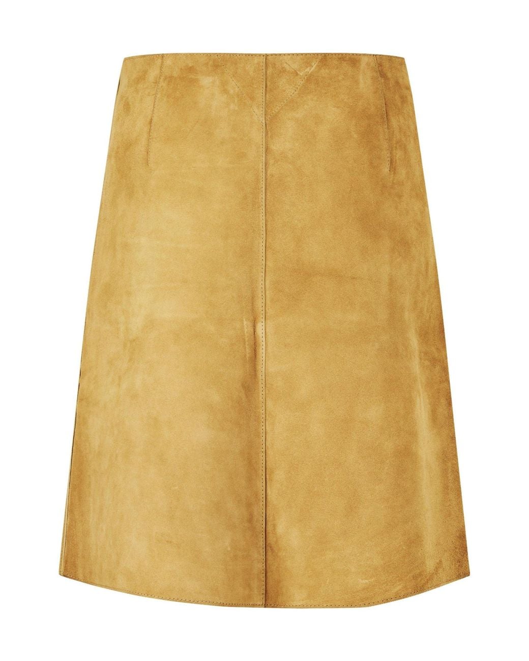 Bottega Veneta Yellow Simple Middle Skirt