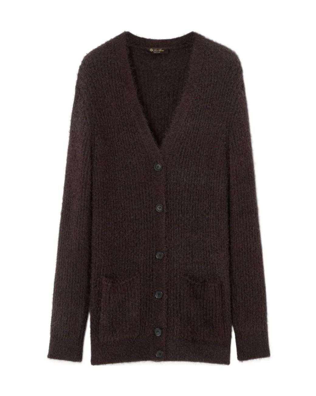 Loro Piana Brown Peruvian Lily Cardigan