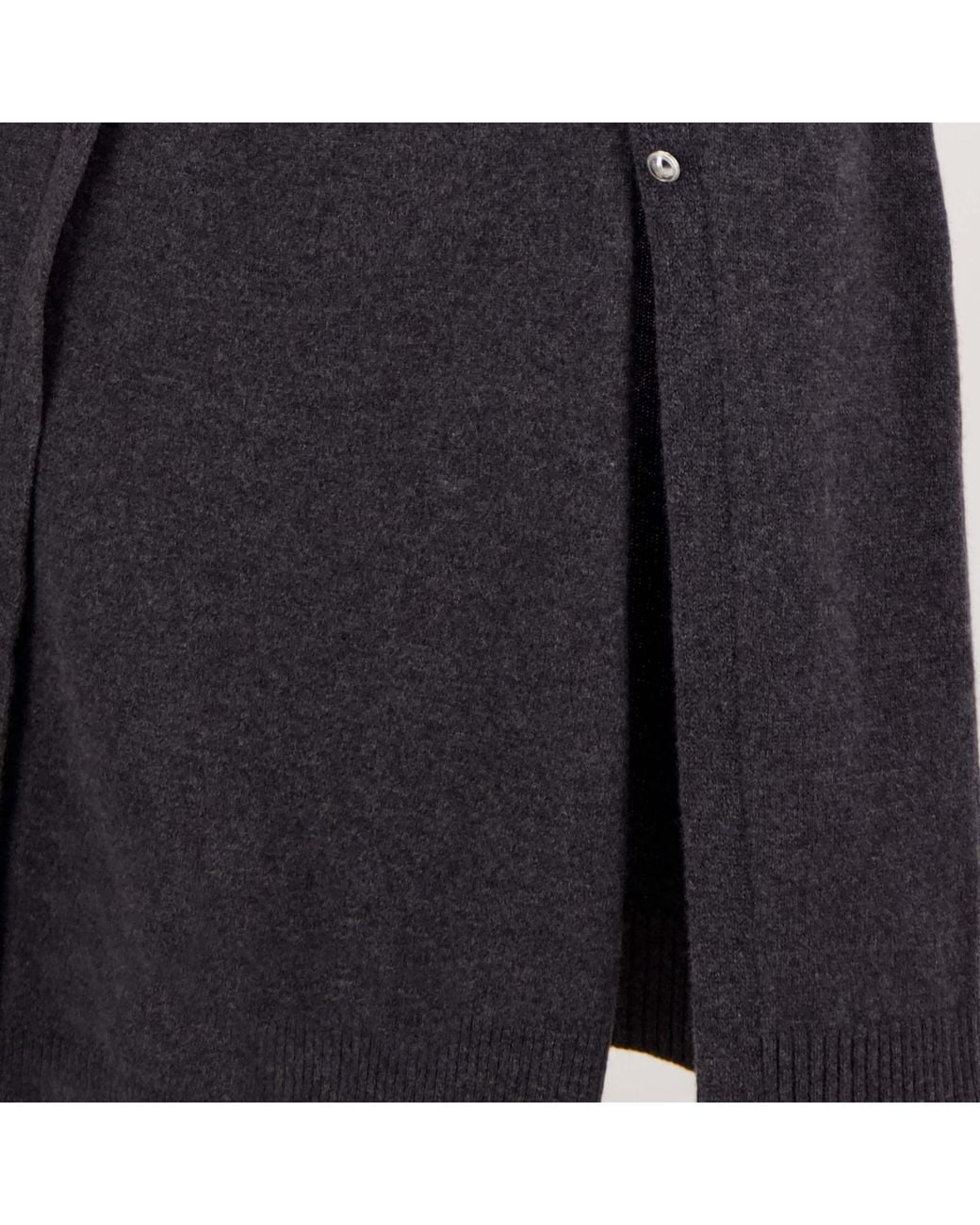 Rabanne Black Layered Knitted Midi Dress