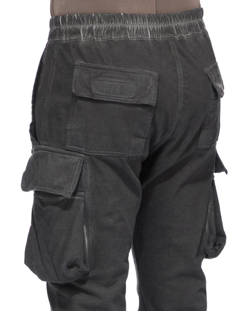 Rick Owens Gray Tower Mastodon Cut Trousers for men
