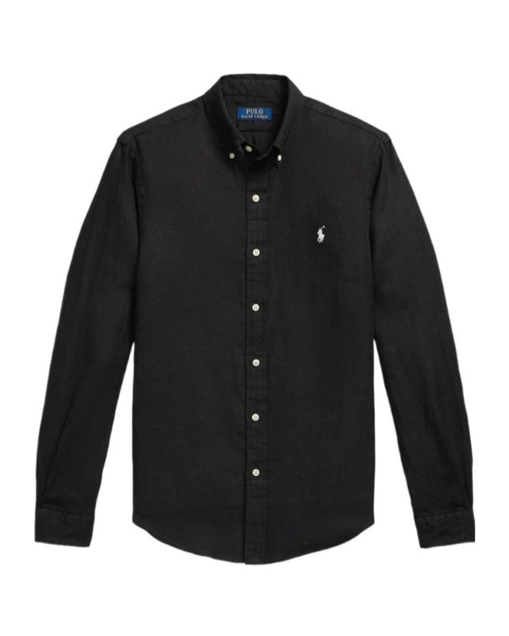 Ralph Lauren Black Slim Fit Button-Down Shirt for men