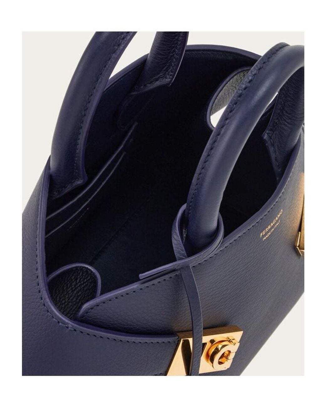 Ferragamo Blue Ferragamo Hug Mini Bag