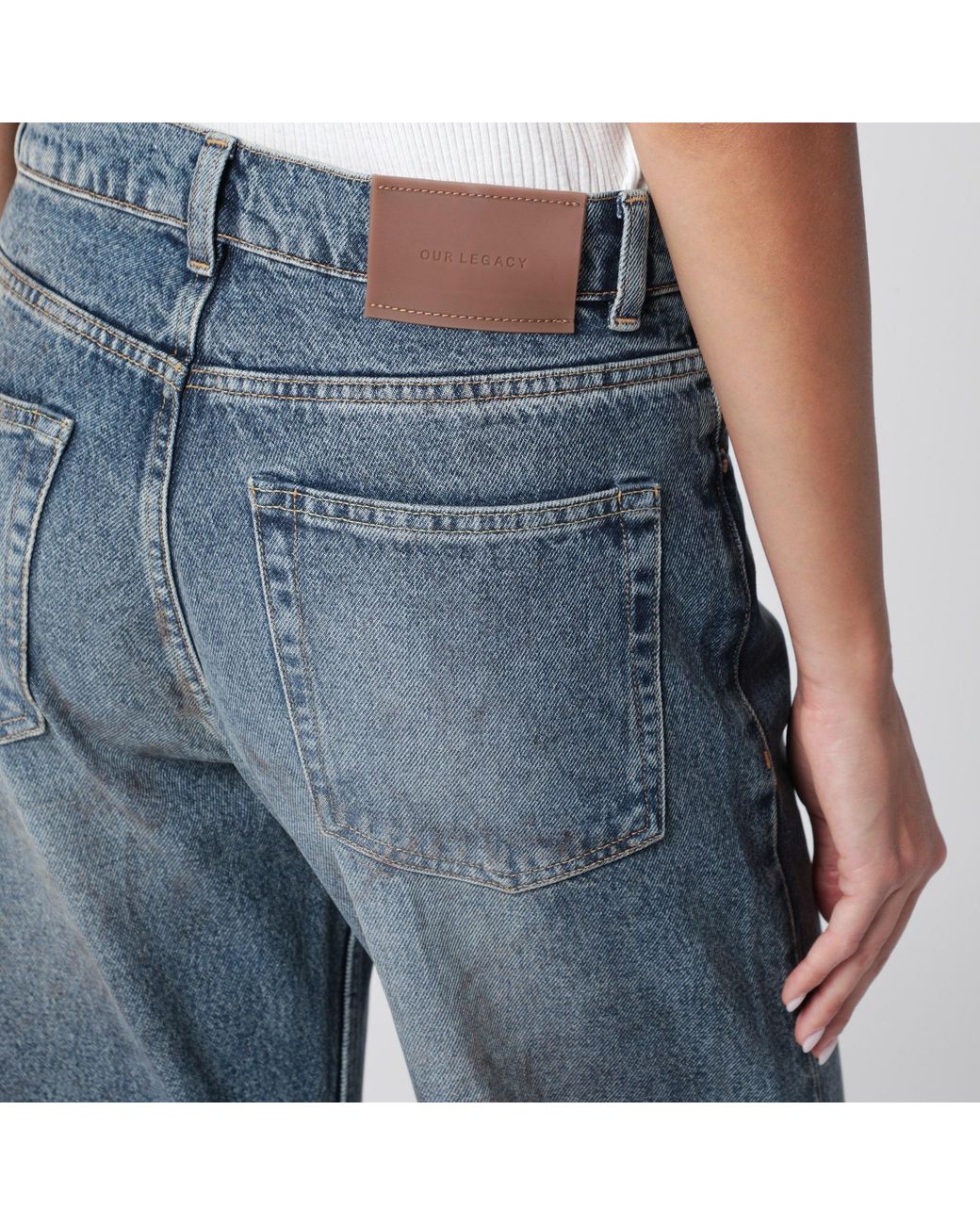Our Legacy Blue Belt Loop Jeans