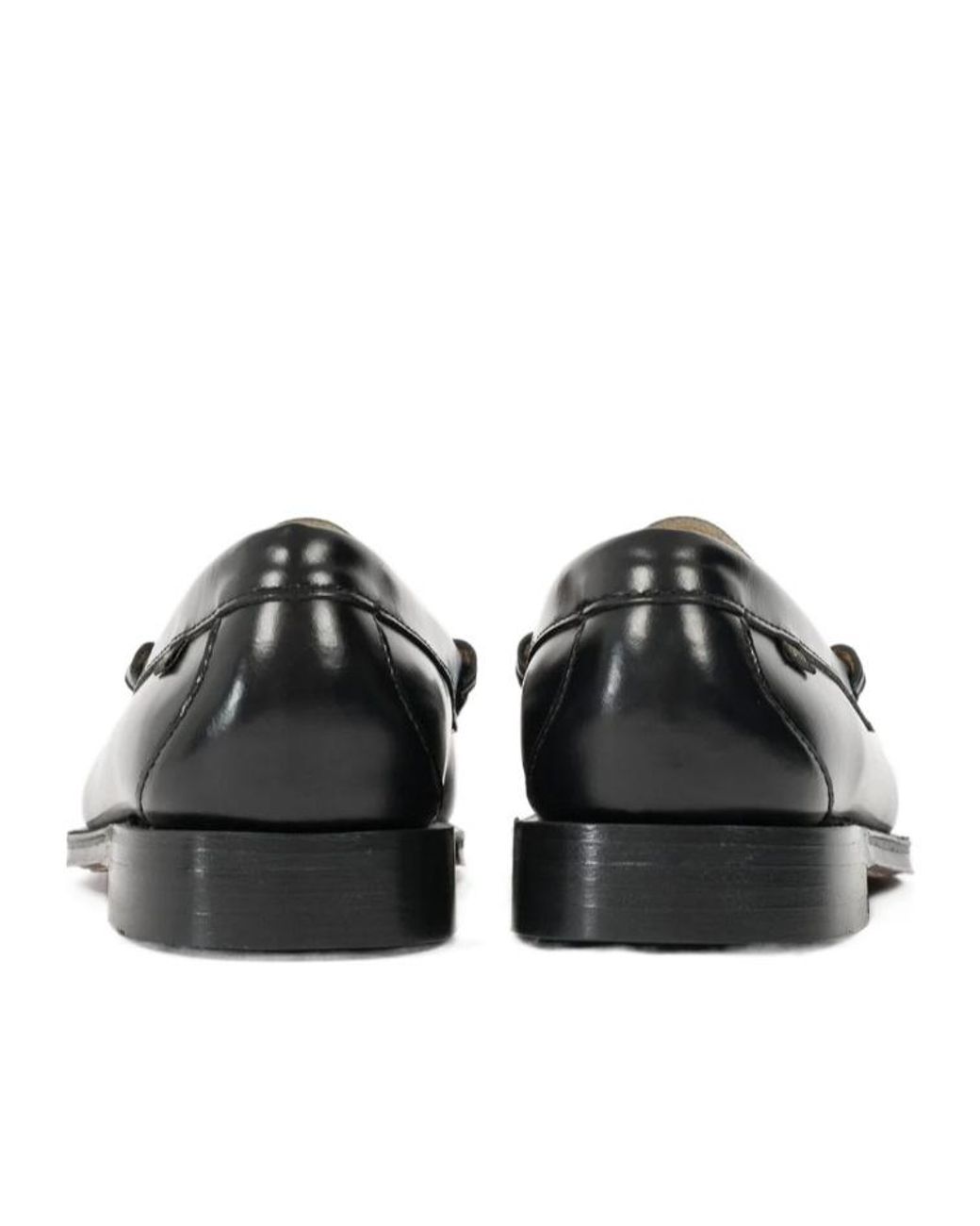 G.H.BASS Black Weejun Heritage Loafers for men