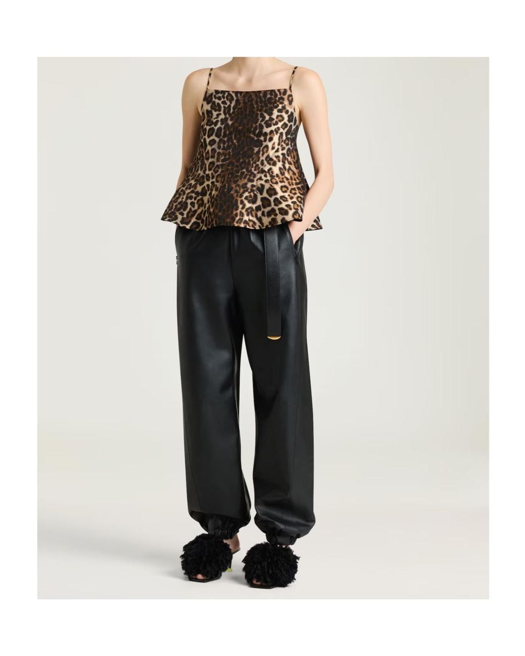 Givenchy Brown Sliced Top