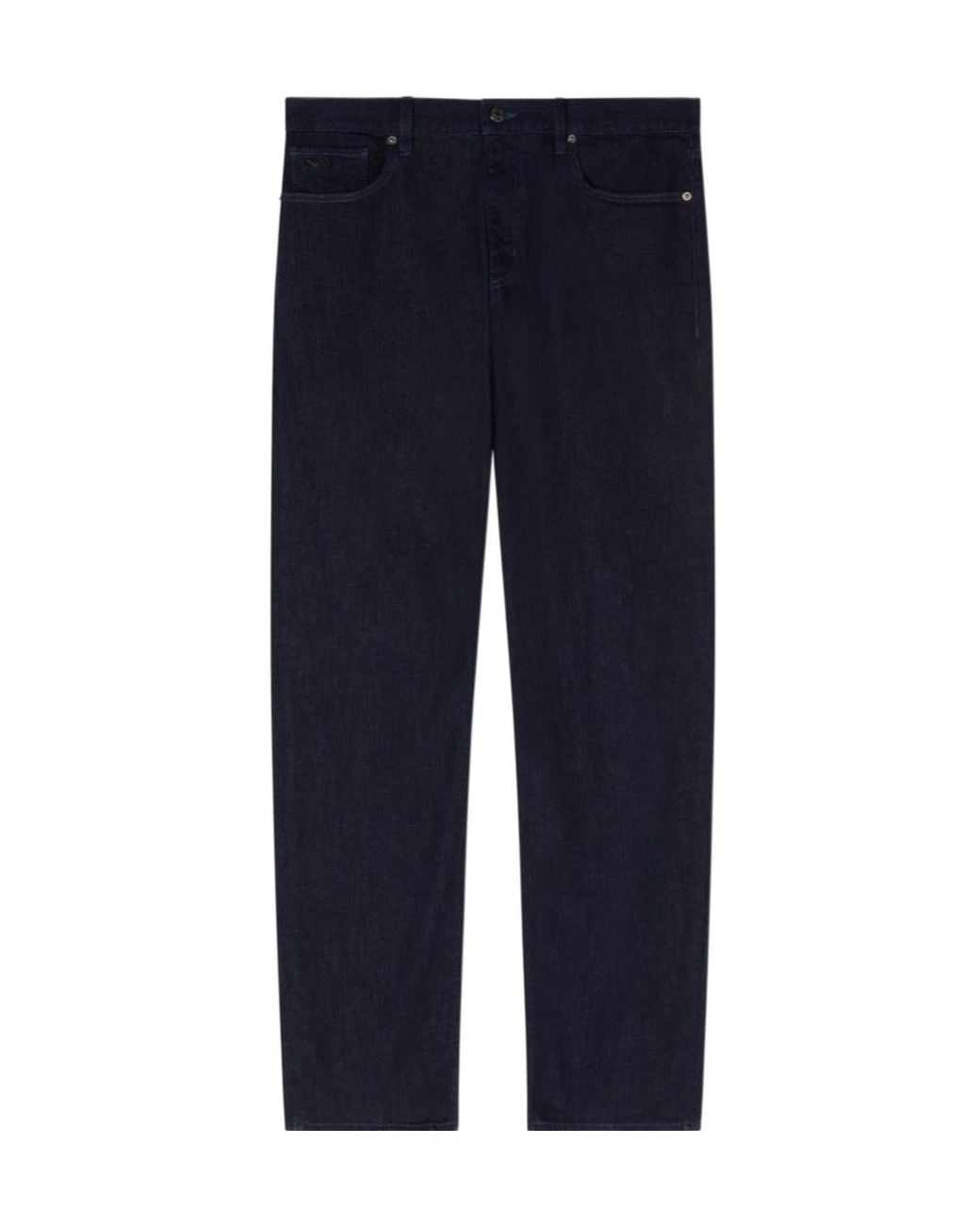 Emporio Armani Blue J76 Straight Fit Jeans for men