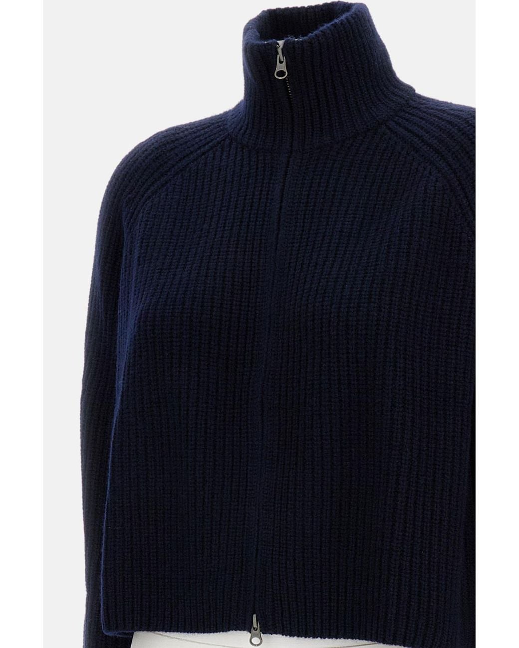 Lisa Yang Blue Sadie Knitted Cardigan