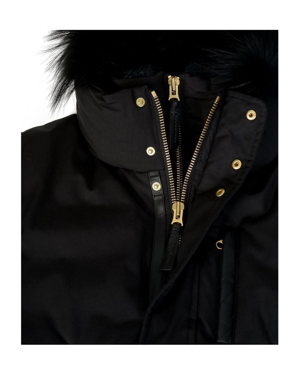 Mackage Black Long-Sleeved Cotton-Padded Jacket for men