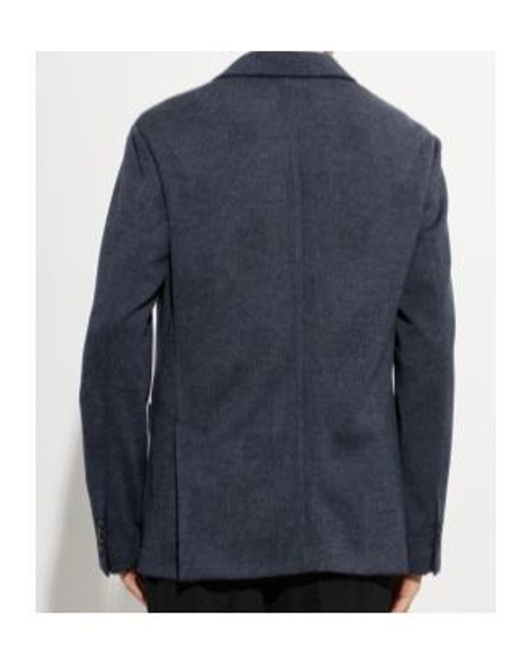 Brioni Blue Textured Patch-Pocket Blazer for men