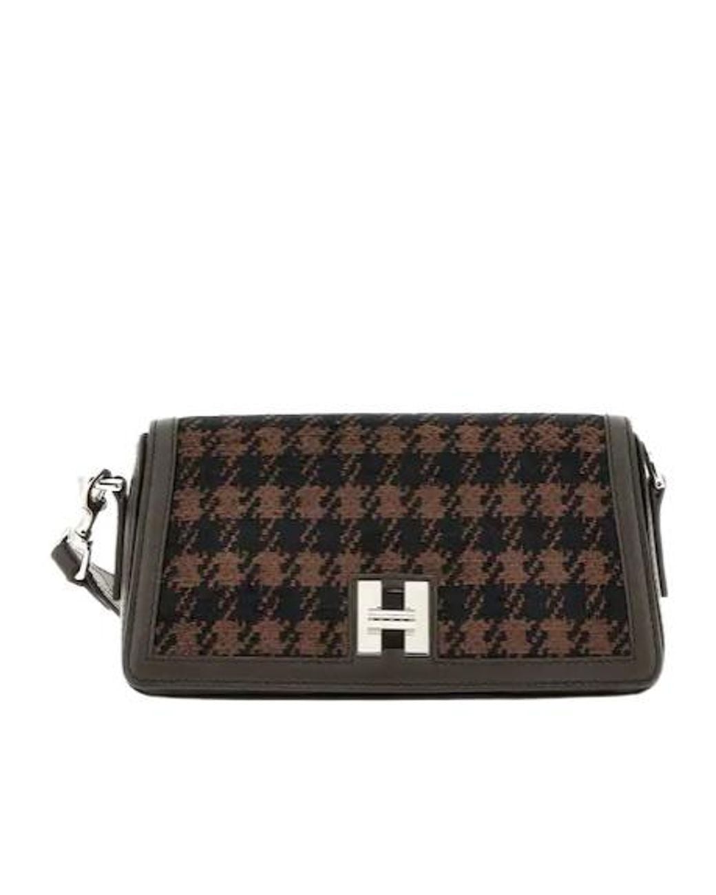 Hogan Black H-Turn Flap Mini Bag